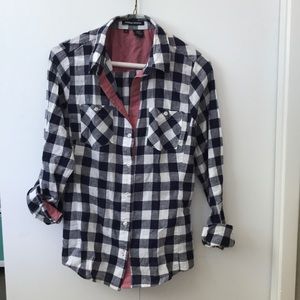 Checkered button down